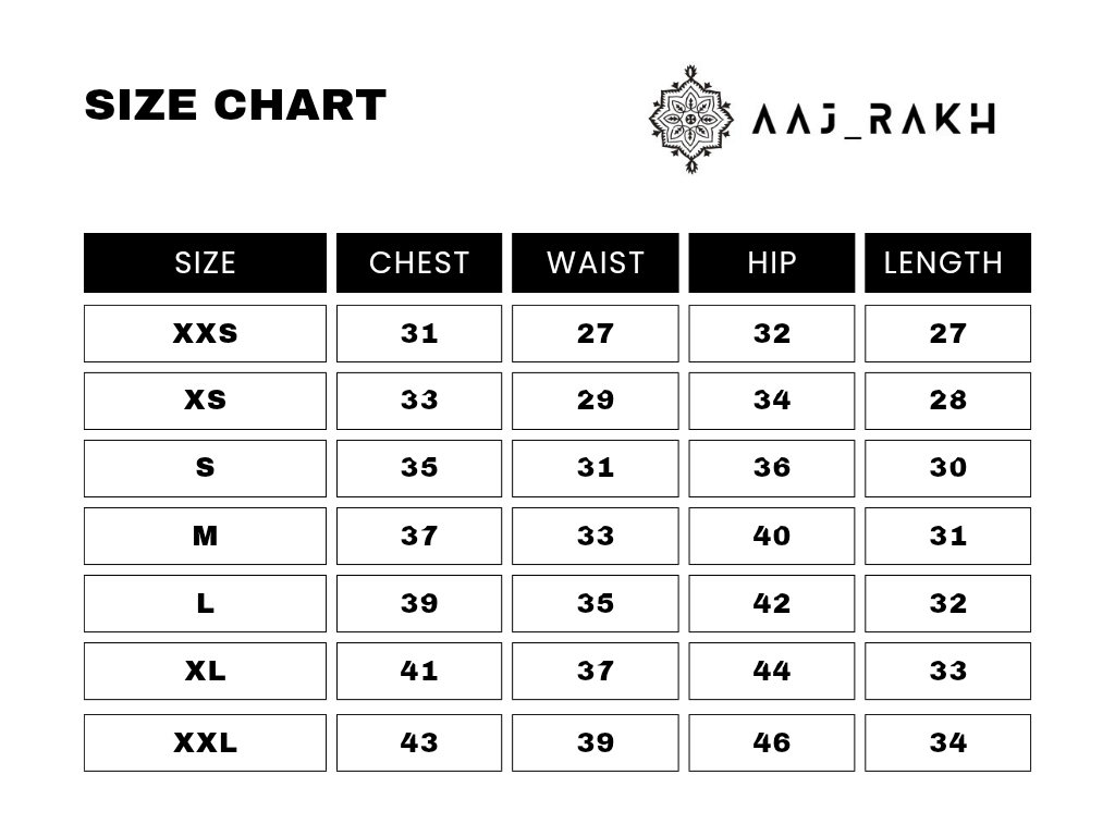Sakhi Ajrakh Short Kurti